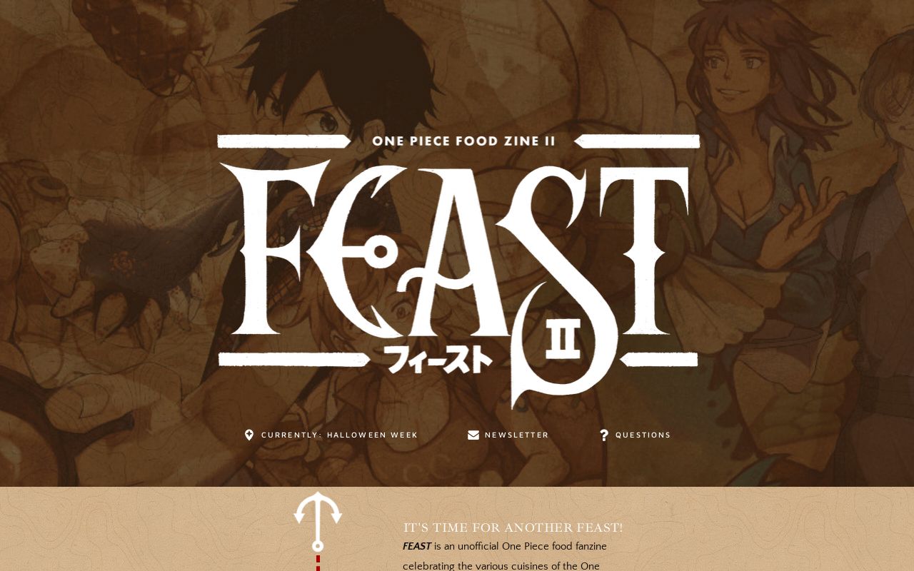 Feast One Piece Food Zine